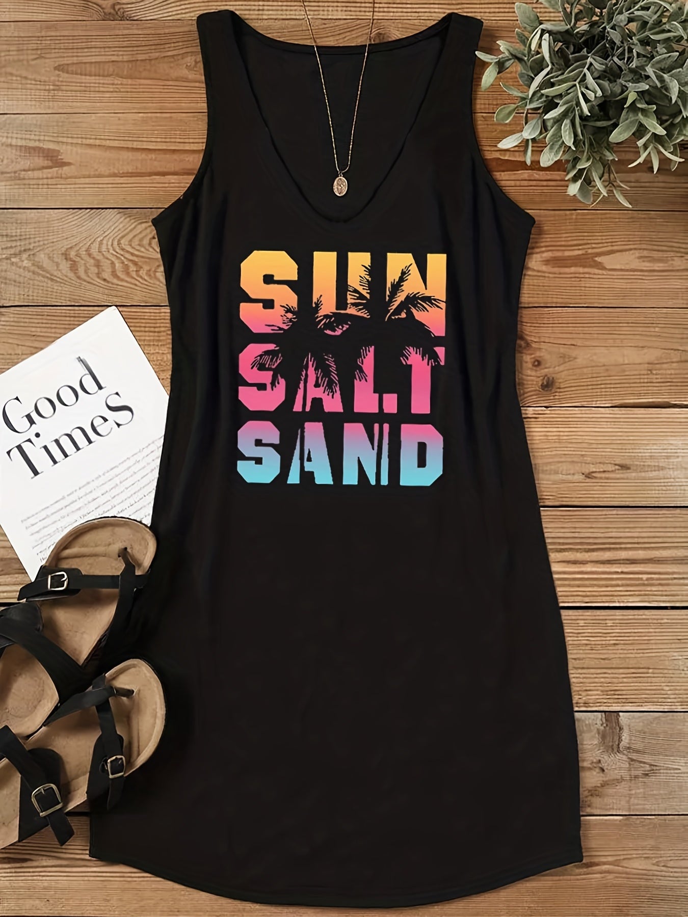 Sleeveless Tank Dress for Spring & Summer Women's Clothing