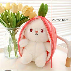 Carrot Rabbit Strawberry Rabbit Plush Toy Transforming Toy