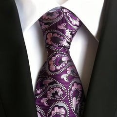 High Density Cashew Flower Men's Suit Tie