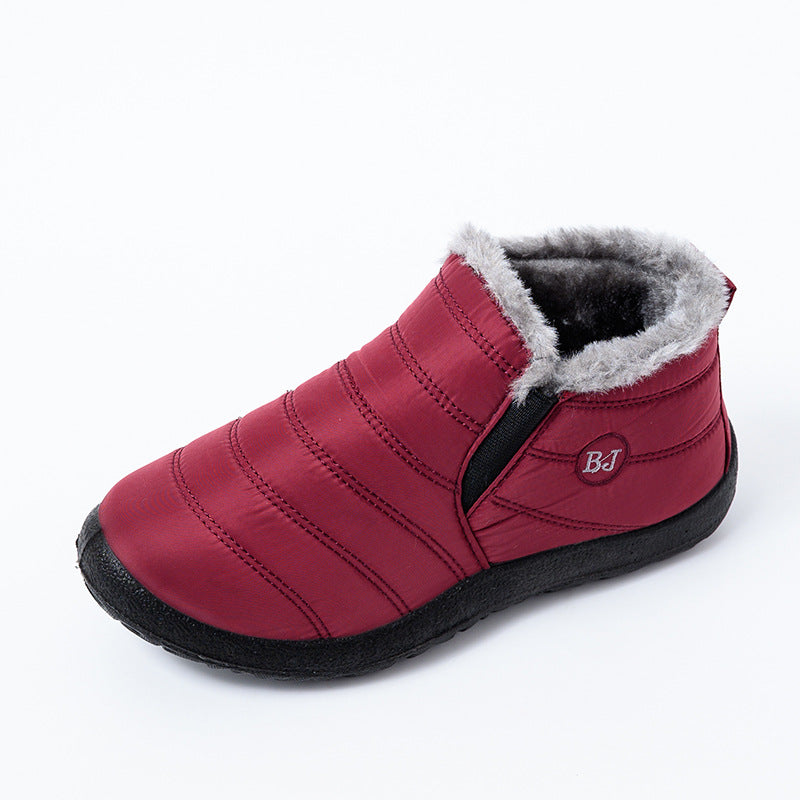 Women's Slip On Waterproof Fleece Boots