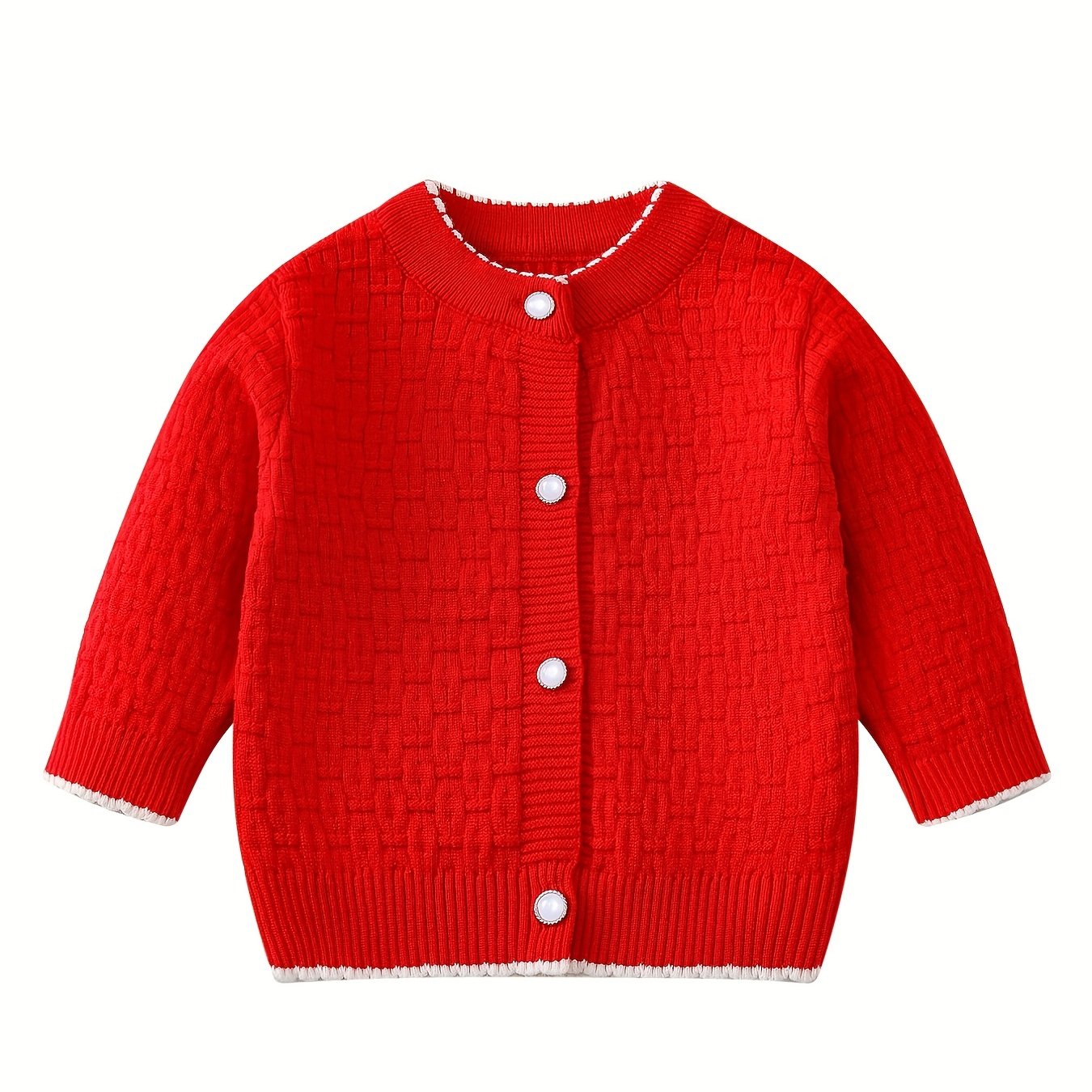Baby Girls Button Sweater Cardigan for Spring Autumn Winter