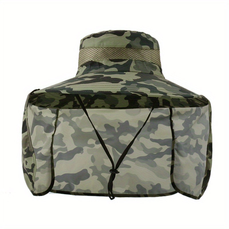 Camouflage Fisherman Hat Quick Dry Waterproof Fishing Hat