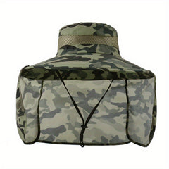 Camouflage Fisherman Hat Quick Dry Waterproof Fishing Hat