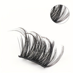 7 Pairs Segmented Eyelashes Chemical Fiber Material Natural Long Reusable