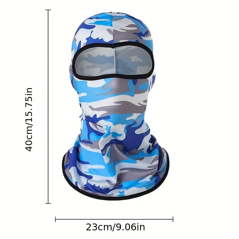 UV Protection Balaclava Hat Camouflage Ski Mask Outdoor Sun Protection Hat