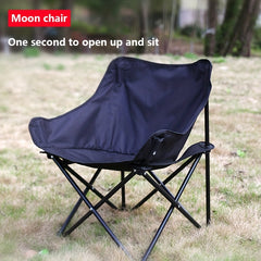 Portable Moon Chair Outdoor Camping Fishing Beach Picnic