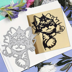 Cat Cutting Die DIY Scrapbooking Album Metal Cutting Die
