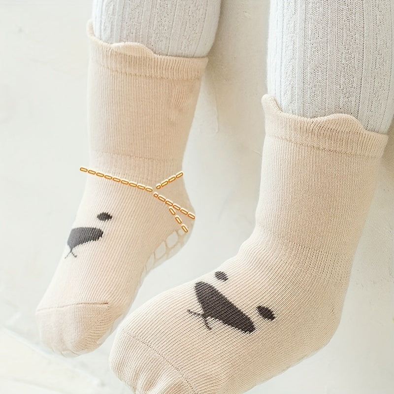 Baby Girls Floor Socks Indoor Toddler Learn To Walk Socks Cotton Non slip Socks