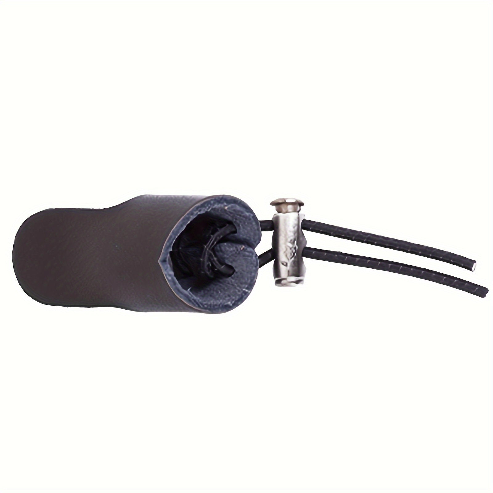 Archery Finger Tab PU Leather Longbow Recurve Bow Thumb Ring