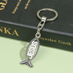 Fish Keychain Metal Charm Pendant Decoration Gift