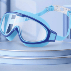 Adult Swimming Goggles Large Frame Clear Vision Waterproof Anti Fog