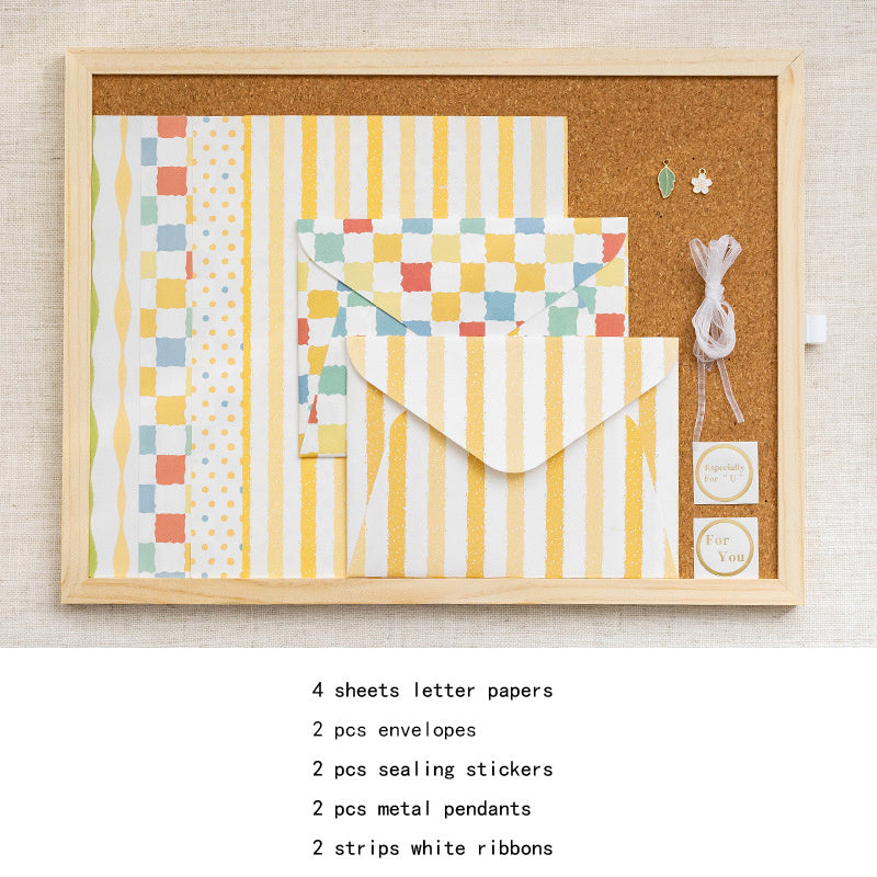 12pcs Letter Papers & Envelopes Set - Ideal for Gifting