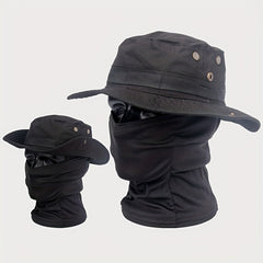 Adjustable Wide Brim Bucket Hat for Fishing Hiking