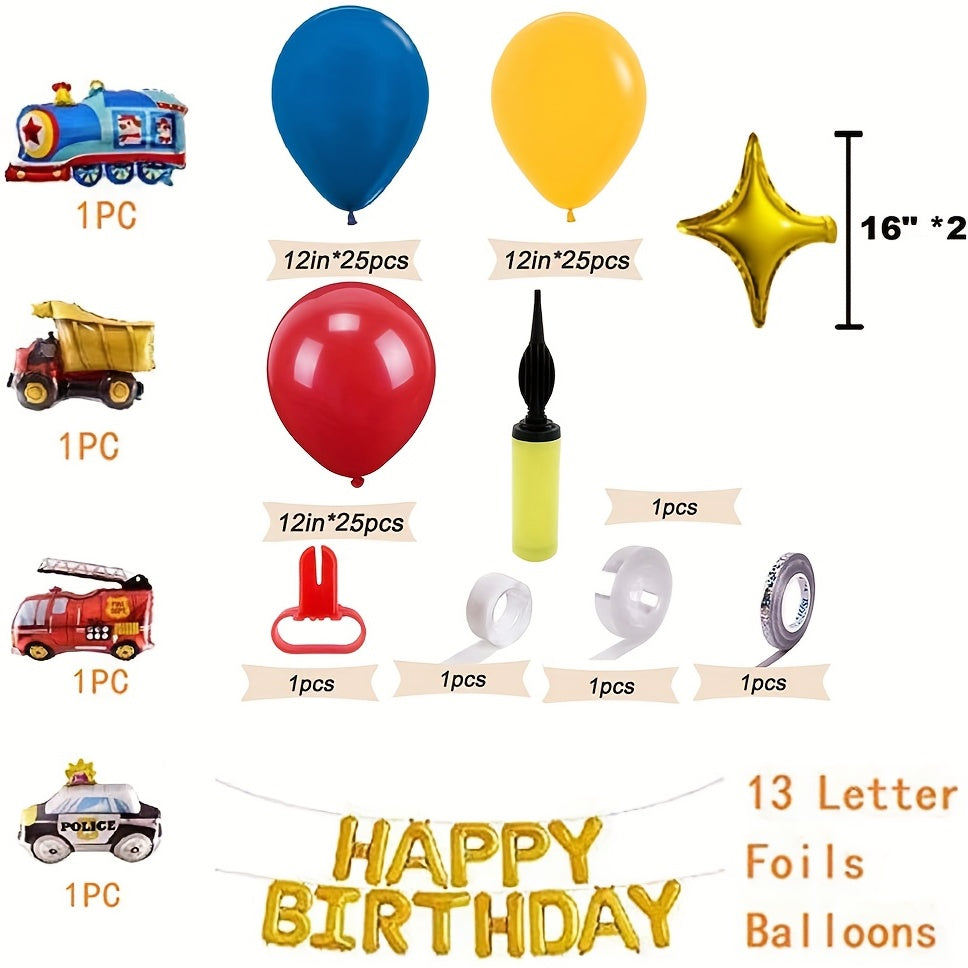 Car Birthday Party Supplies Animal Party Decorations Basketball Decoration Set