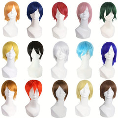 Anime Characters Dress Up Short Hair Men's Wigs Costume Wigs