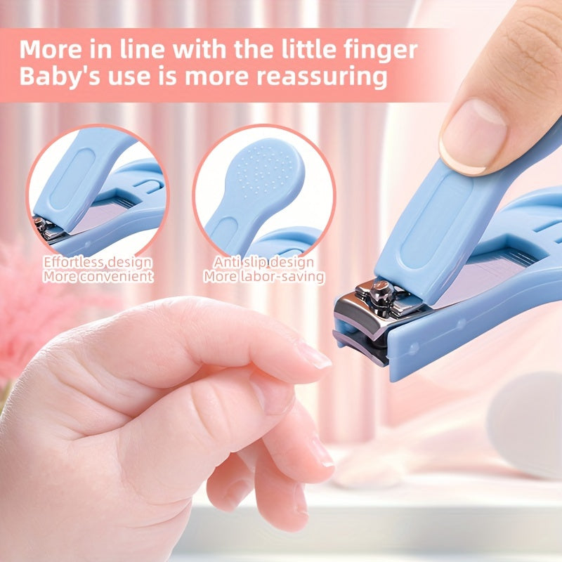 14pcs Baby Care Kit Grooming Set Ear Spoon Clippers Comb Brush Medicine Feeder