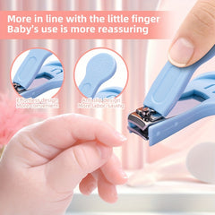 14pcs Baby Care Kit Grooming Set Ear Spoon Clippers Comb Brush Medicine Feeder