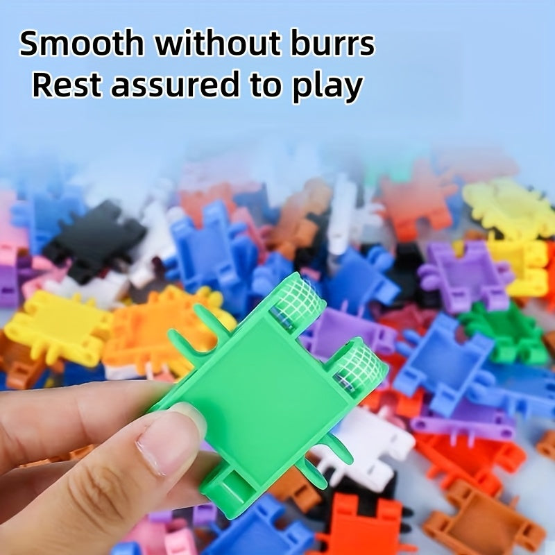Kindergarten Plastic Square Toy Blocks