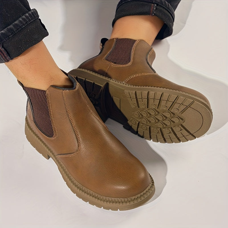 Men's Durable Slip On Work Safety Shoes