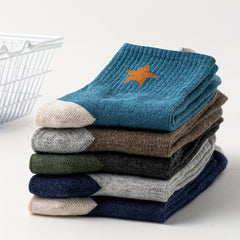 5 Pairs Star Pattern Socks Mid Tube Stockings