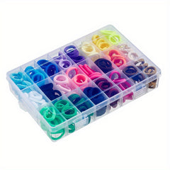240pcs Colorful Hair Ties Bands Hair Accessories Set For Girls