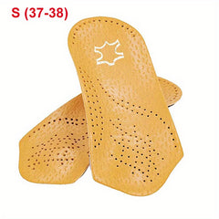7.62 10 Leather Orthotic Inserts with Arch Support Insoles for Men and Women