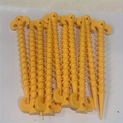 10pcs Camping Peg Ground Nails Screw Stakes for Outdoor Tent Hiking