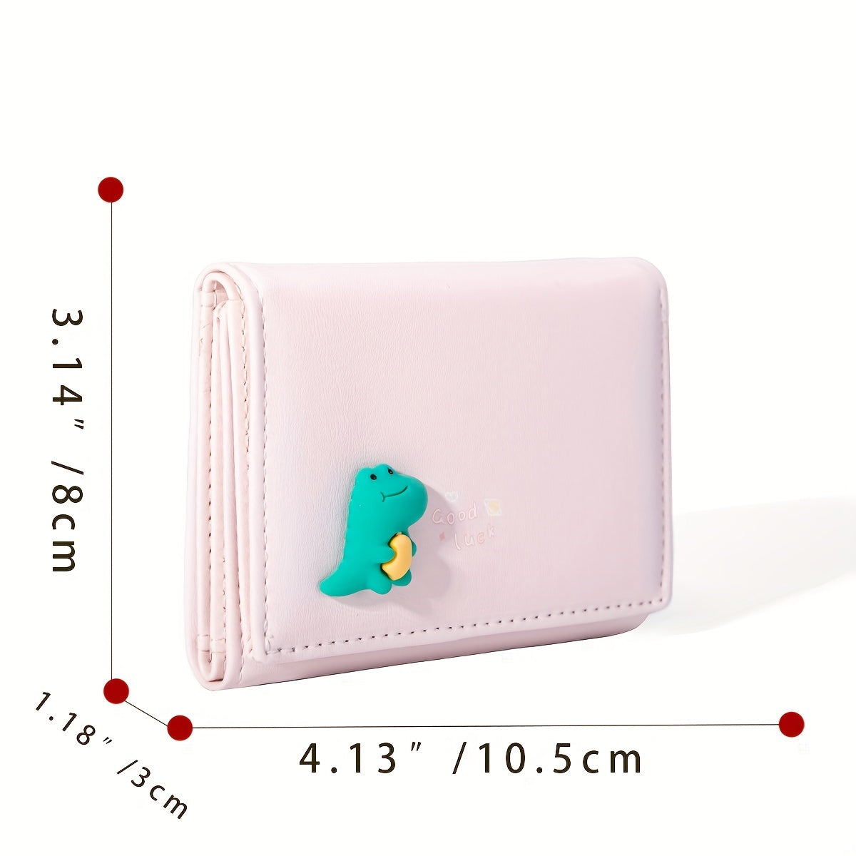 Animal Dinosaur Trifold Wallet for Girls