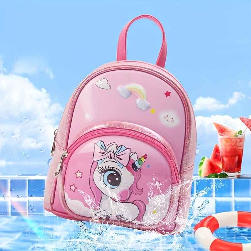 Unicorn Pattern Backpack for Kindergarten Princess Girls