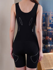 Jacquard Shaping Tank Bodysuit Tummy Control Butt Lifting Body Shaper