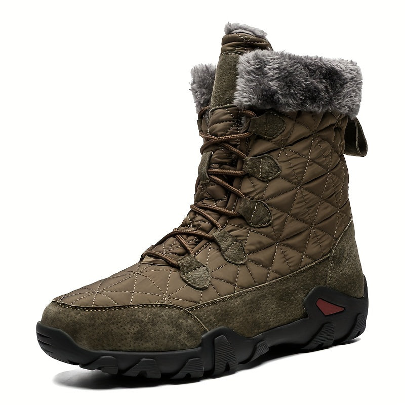 Men's Snow Boots Warm Winter Outdoor Waterproof Non Slip Ankle Boots