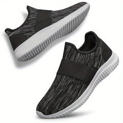 Kid's Breathable Woven Sneakers Non Slip Soft Sole Shoes