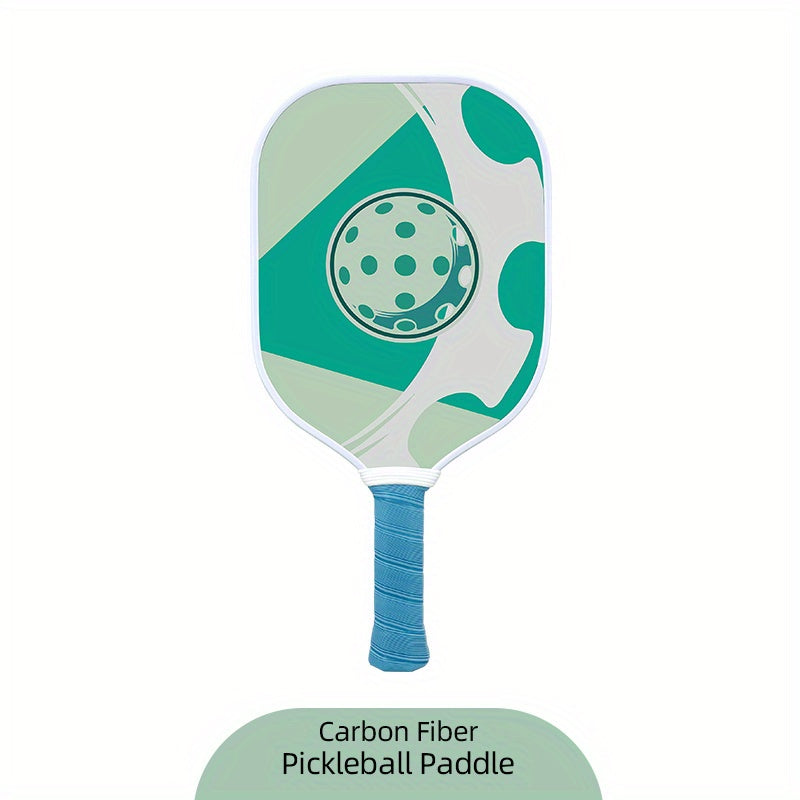 Carbon Fiber Pickleball Paddle Set with 2 10mm PP Honeycomb Core Rackets