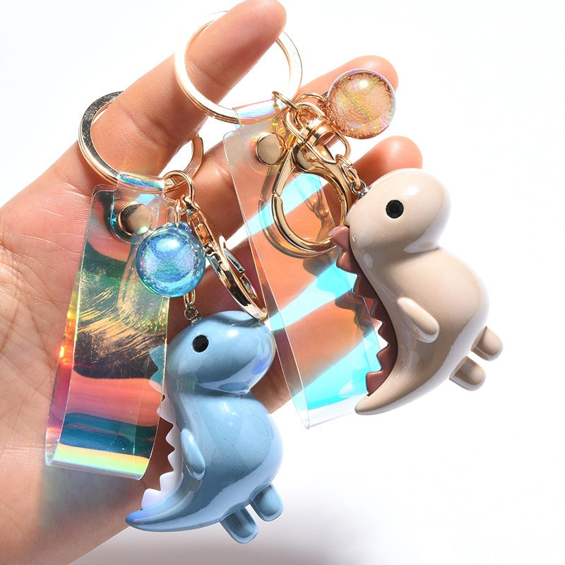 Acrylic Dino Doll Keychain for Boys