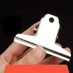 4pcs Stainless Steel Mountain Clip for Office File Storage