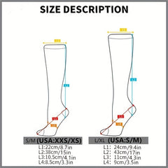 Breathable Compression Thigh Socks for Men and Women