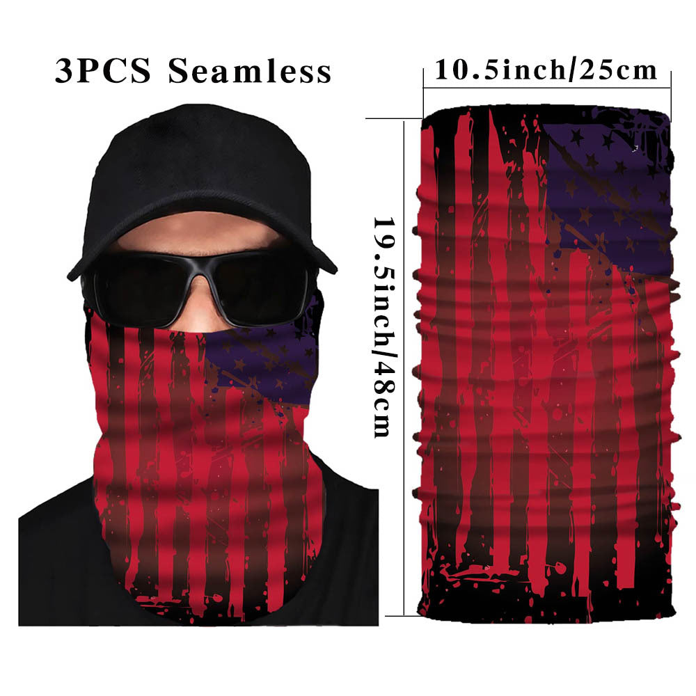 Red Flag Neck Gaiter Sun Protection Dust Mask