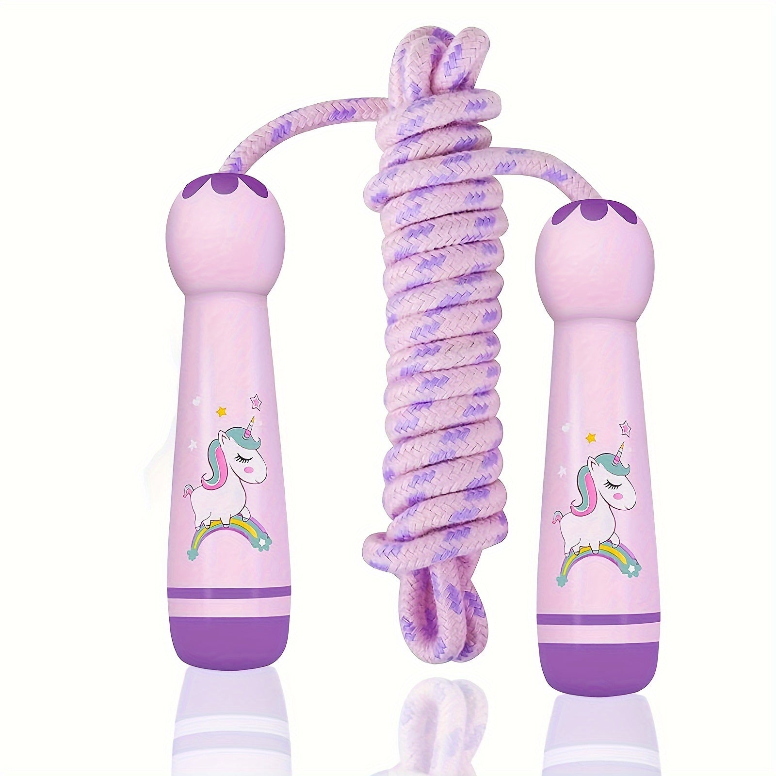 Adjustable Cotton Braided Skipping Rope for Fitness Workout Exercise