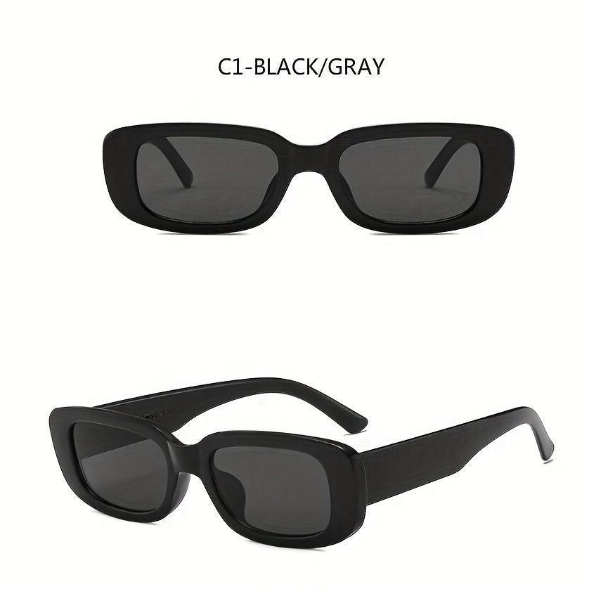 Rectangular Polarized Sunglasses UV400 Outdoor Eyewear