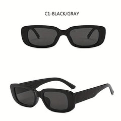 Rectangular Polarized Sunglasses UV400 Outdoor Eyewear