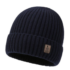 Winter Knitted Beanie Hat with Ear Protection for Outdoor Activities