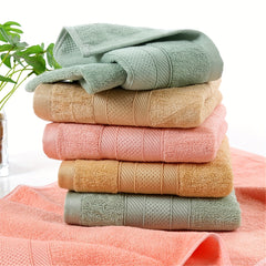 Bamboo Fiber Hand Towels Soft Absorbent Thickened Towel For Adults