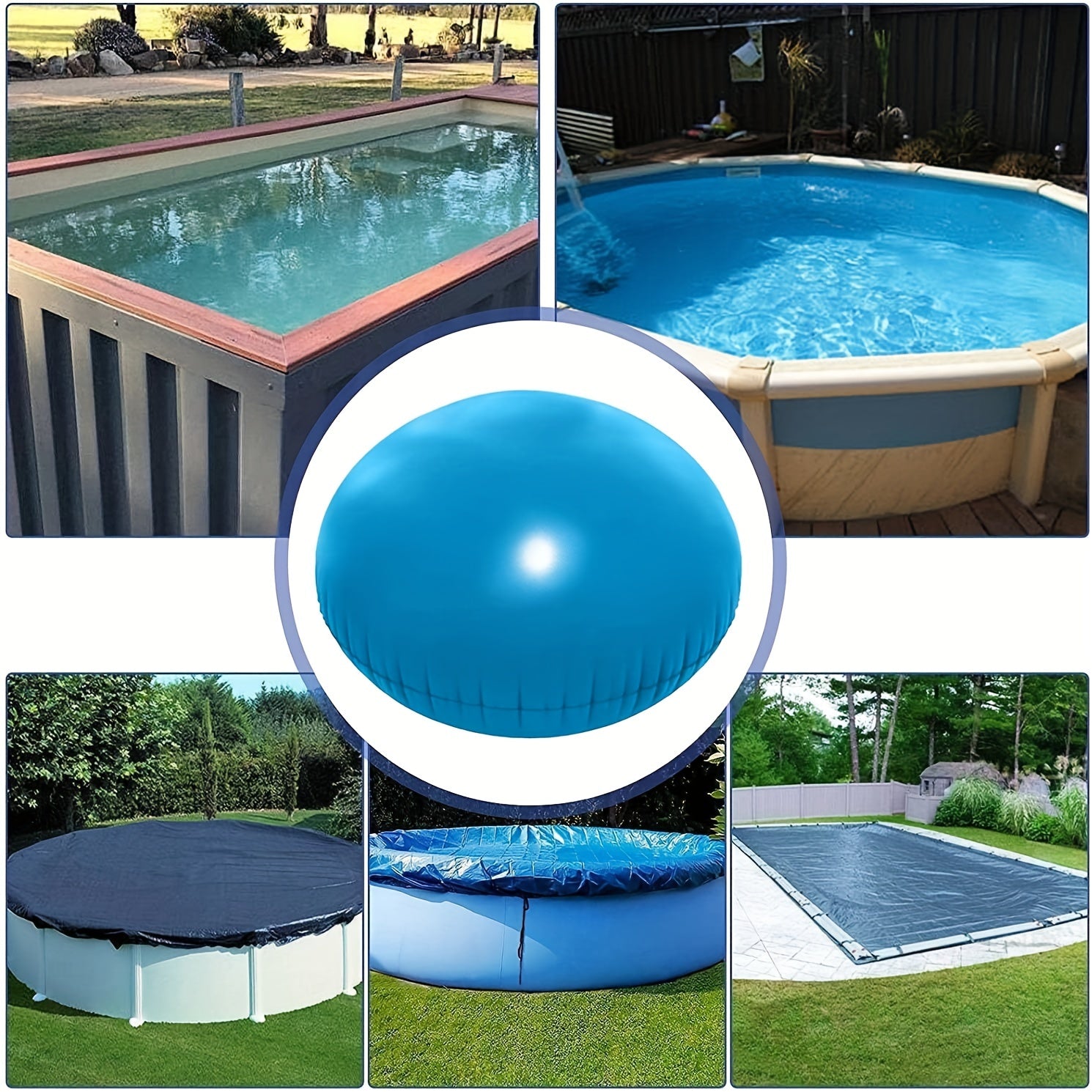 2pcs Pool Air Pillow Ice Equalizer Air Pillow Winter Pool Cover