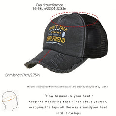 Vintage Washed Dad Hat Baseball Cap Adjustable Unisex Style Headwear