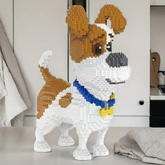 1020pcs Dog Building Block Set for Home and Office Decoration