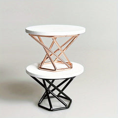 1:12 Scale Tea Table with Chairs for Dollhouse Decor - Tea Party Furniture