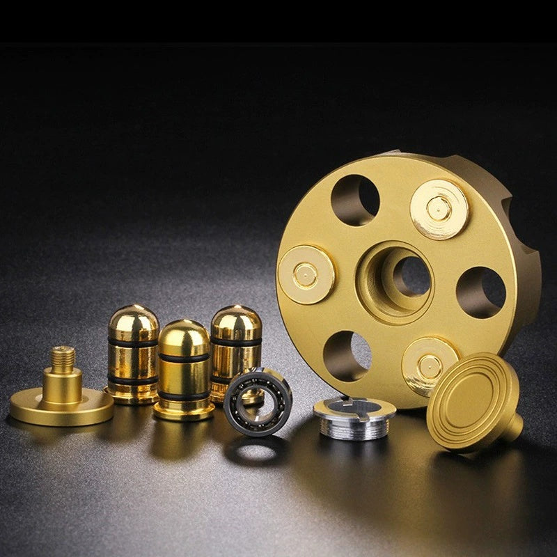3 Colors Fun Finger Spinner Metal Alloy Relax Toy Adult Spinning Fidget Gift