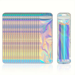 Colorful Laser Packaging Bags for Pens Makeup Brushes Jewelry Lip Gloss Candy