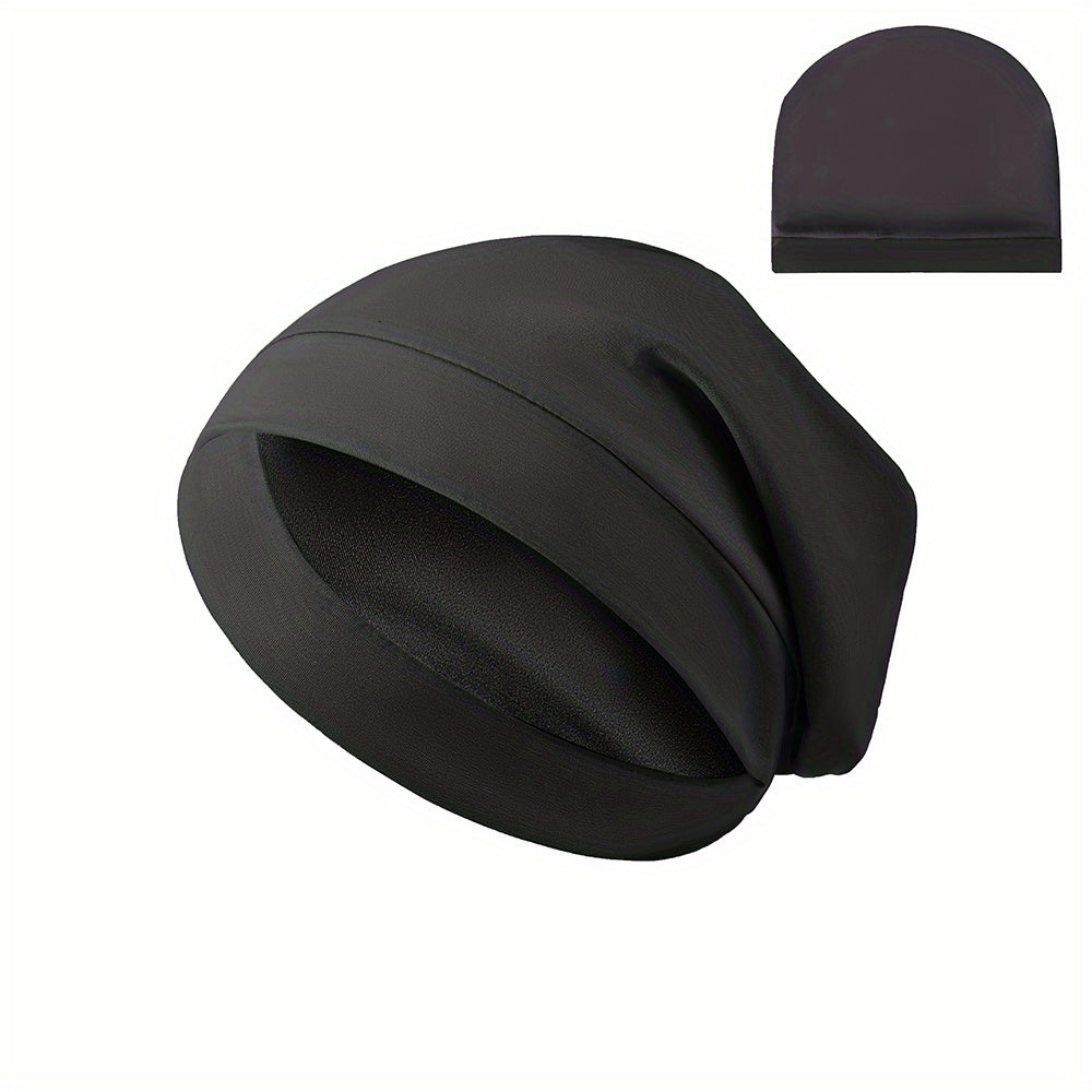 Double Layer Adjustable Beanie Turban Chemo Cap Elastic Bonnet