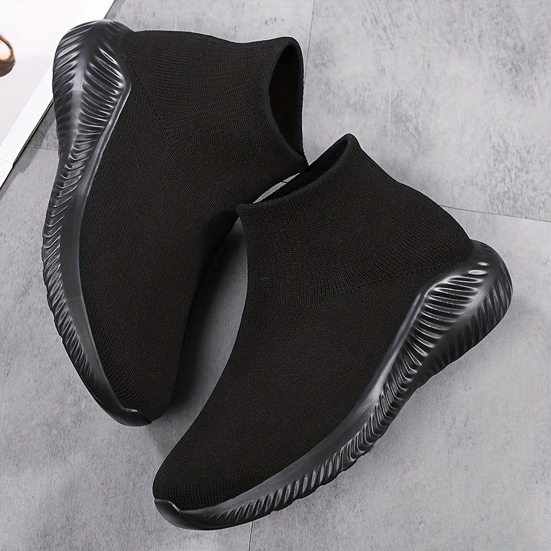 Women's Breathable Running Shoes with Thick Bottom - Slip On